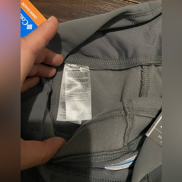 Columbia Women's Omni Shade Fleece Lined Pant Straight Leg M Gray - Picture 12 of 16